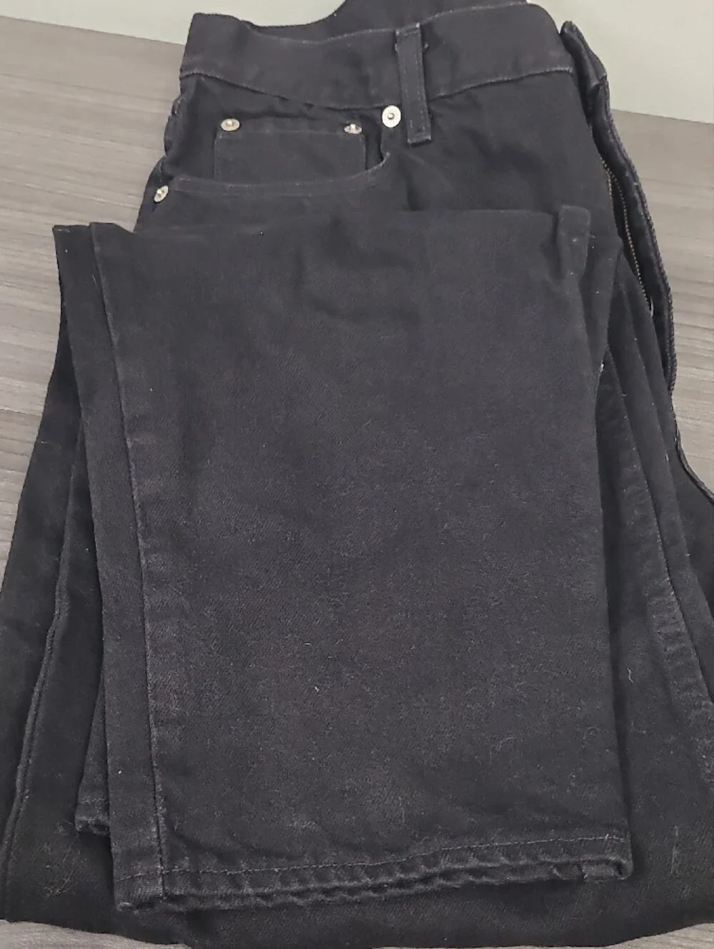 J. Crew Men’s Black Striaght Jeans 34/34